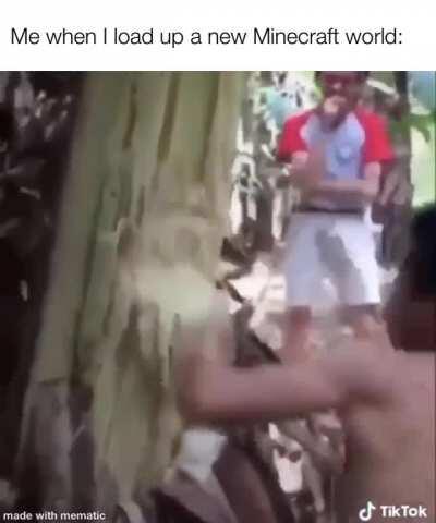 Achievement Get: Punching Wood