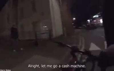 Thief stole a bike and tried to play it off like 