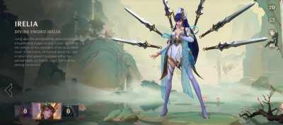 Divine Sword Irelia 3d view (Wild Rift)
