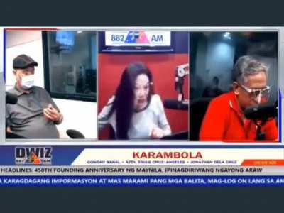 Watch: Some DDS on DWIZ announcing Pnoy rushed to the hospital.