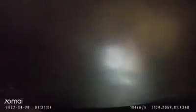 WCGW driving at 130kmh/80mph with low visibility