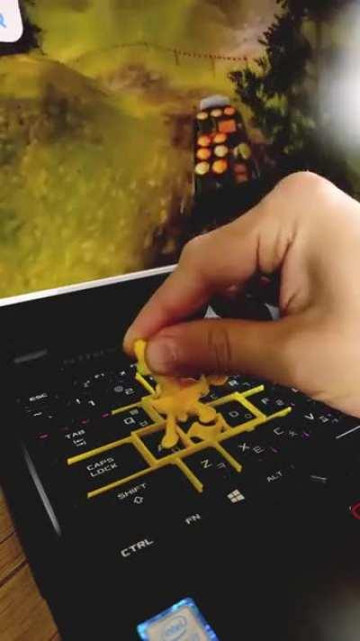 Convert a keyboard into a joystick.