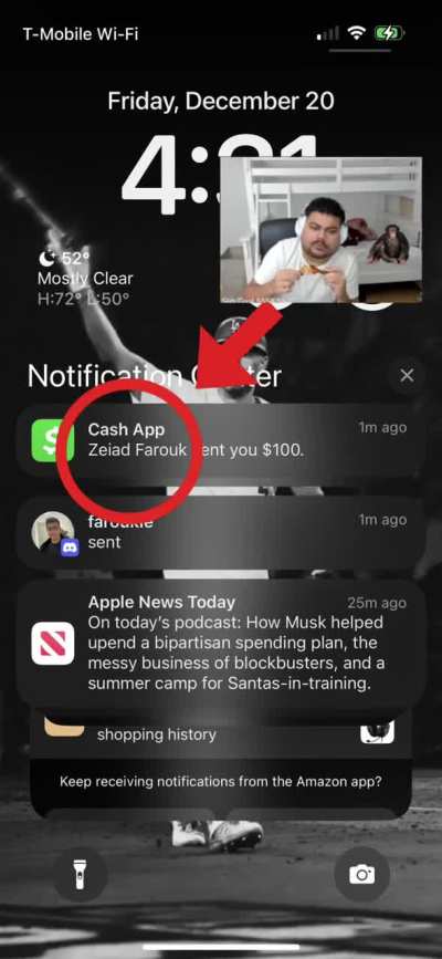 when the $100 finally hit 😭🔥