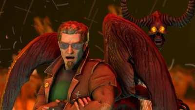 WITH SATAN HIMSELF BY MY SIDE!