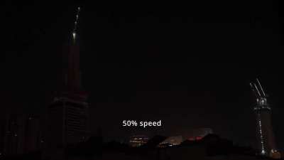 Shockwave from an Iranian ballistic missile striking on downtown Tel Aviv during the Twelve-Day War