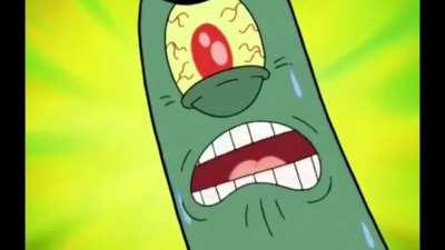 Plankton WILL open this safe bit by bit!