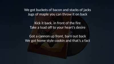 Corrected Butter Barn Hoedown Lyrics Video