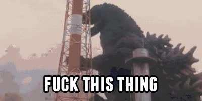 Godzilla says