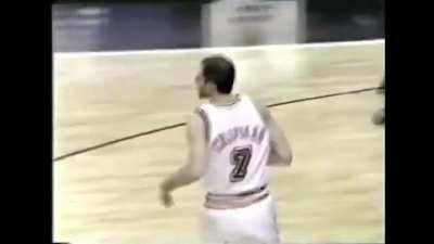 [Highlight] Rex Chapman with the 90's Version of Steph Curry's Look-Away 3-Pointer