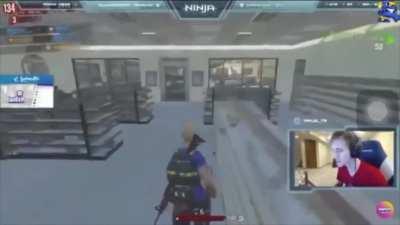 Ninja losing a verbal battle with a 9 year old