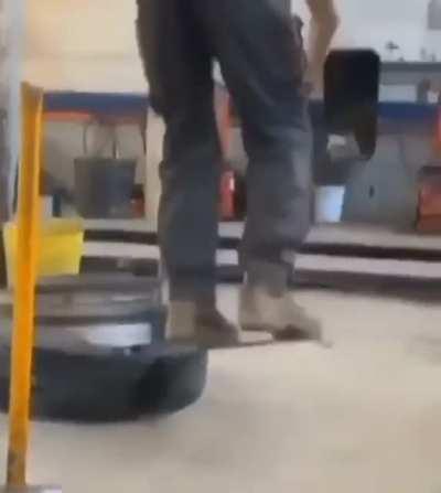 right in the cornhole