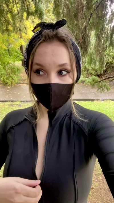 here are two takes.. 1st - I got caught by stranger, 2nd - successful flash :)