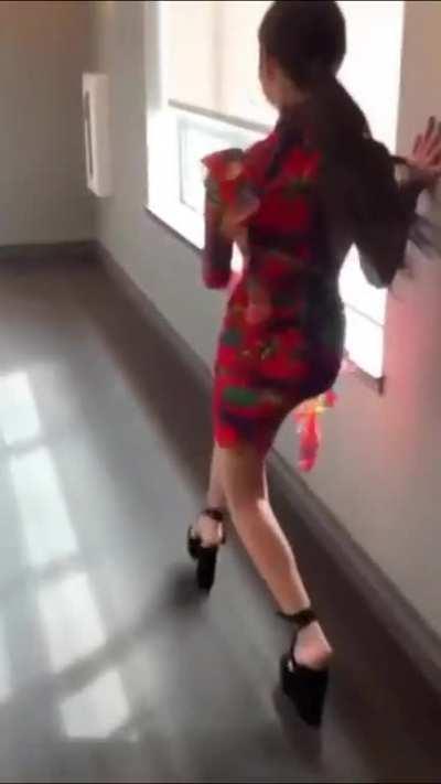 Fun Walk from Behind