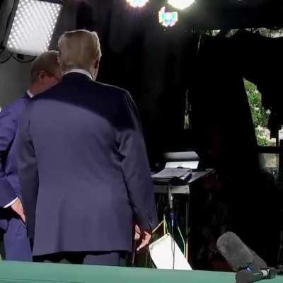 Caught on hot mic — Trump: 