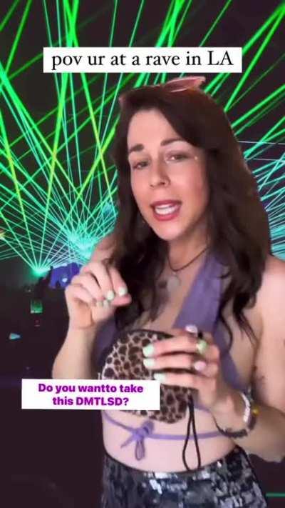 POV: You're at a rave in LA and meet a healer named Mango