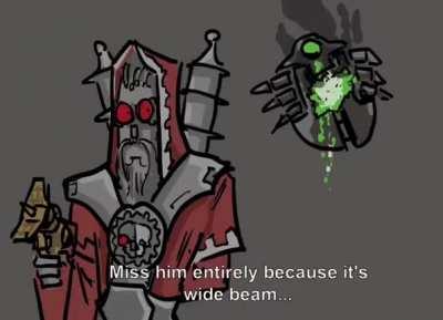 I own a Gauss rifle for home defence, since that's what the founding Triarchs intended 