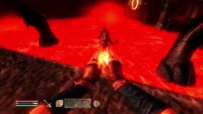 Just oblivion being oblivion