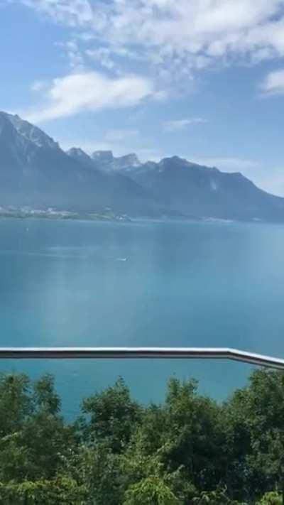 This balcony in Montreux, Switzerland