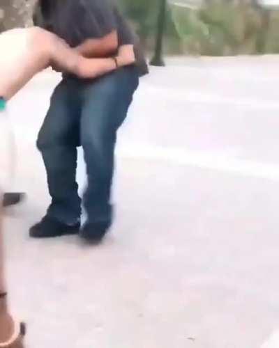 Don't... Don't spit on people