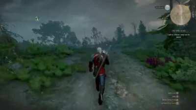 [The Witcher 3] The weather outside is weather.