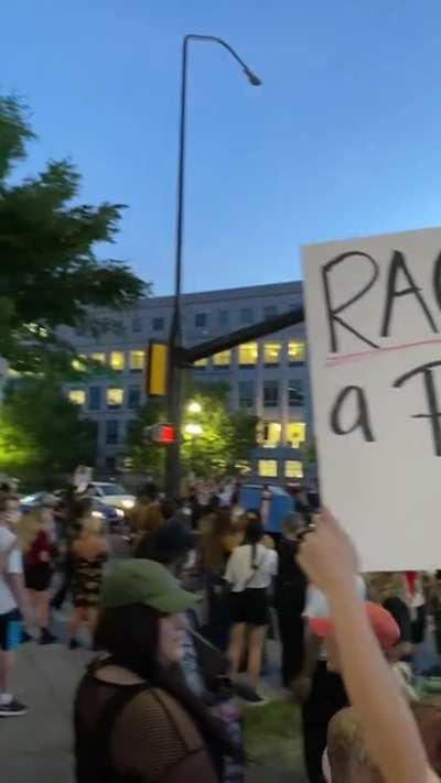 June 3rd, Peaceful protestors marched from the University of Utah to the City and County Building.