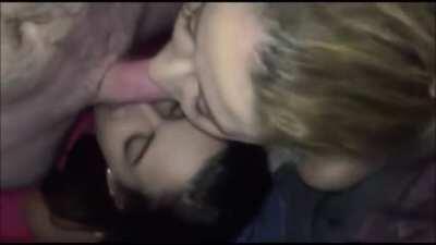 College Roommates Share Big Sausage