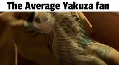 Fun fact: All of us Yakuza fans are built like this