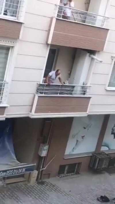 Trying to throw rice at your foes when you are drunk.