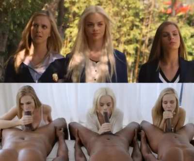 Rachel James, Elsa Jean, Sydney Cole, Cute Mode | Slut Mode, Sorority Initiation