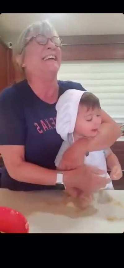 Baking with kids sounds easy