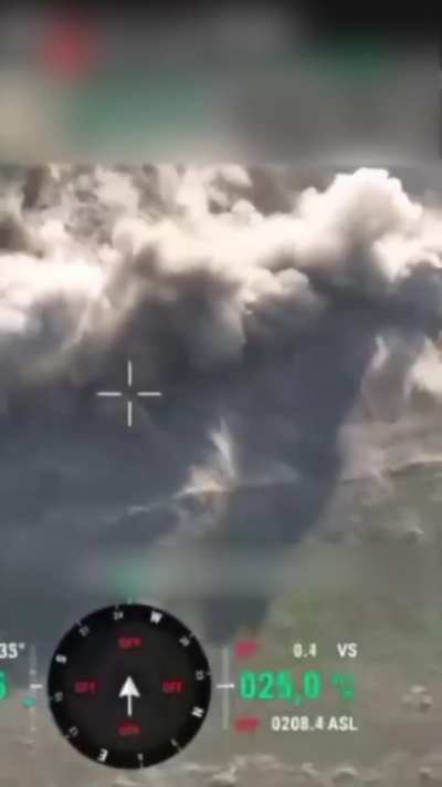 Ru Pov: Russian soldier somehow survives a big explosion and walks away like nothing happend