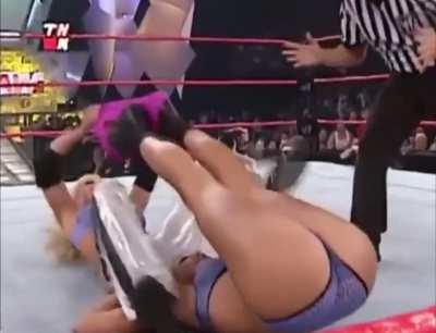 Trish Stratus has an incredible, sexy, big ass! I love seeing it in a thong!