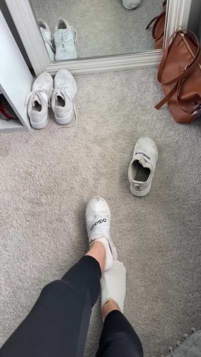 Wld you slide them off with your teeth...