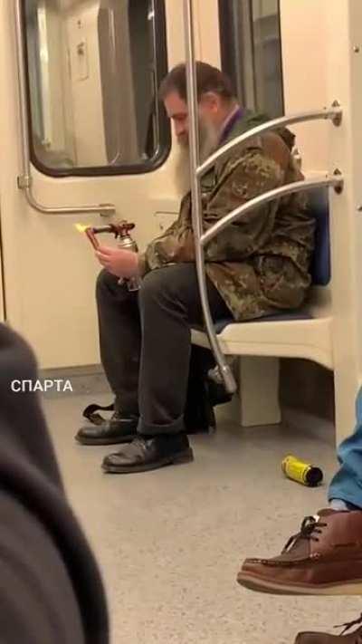 Just making dinner on the Metro