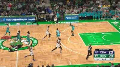 [Highlight] The Boston Celtics and the Charlotte Hornets display both ends of the alley-oop spectrum during their first preseason game