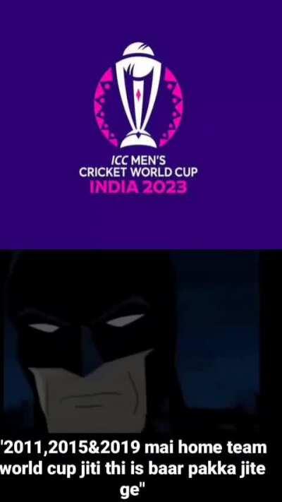 T: 2011, 2015, 2019 wc home teams where the champions this time definitely we are gonna win