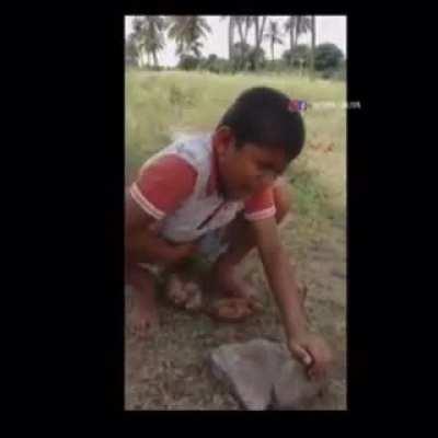 To Break-Open A Rock