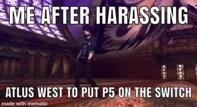 Guys I tagged all 7000 of my tweets with #breakfreepersona why haven’t they put P5 on the switch yet 😠😠😠😠