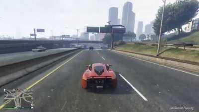 When a random gets in your car so you try and show off