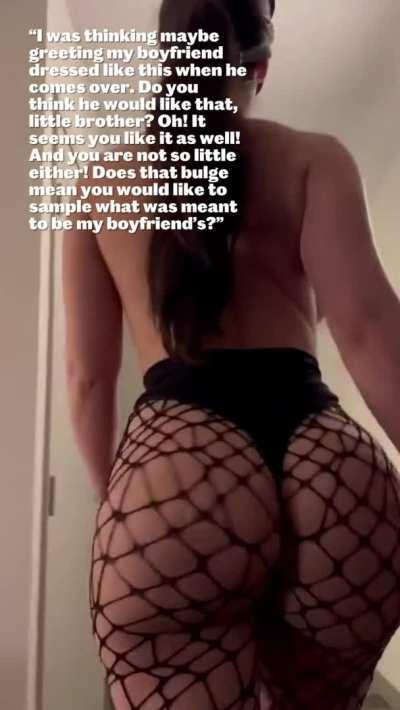 So... Your sister likes to show off her body... Are you hoing to do anything aboutbit?