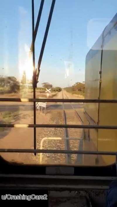 He missed the train but not the heart attack