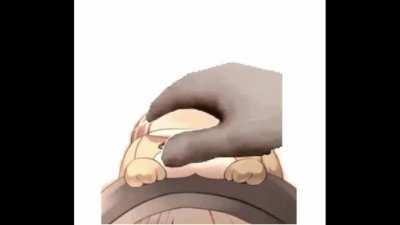 Ame has a new headpat shield?