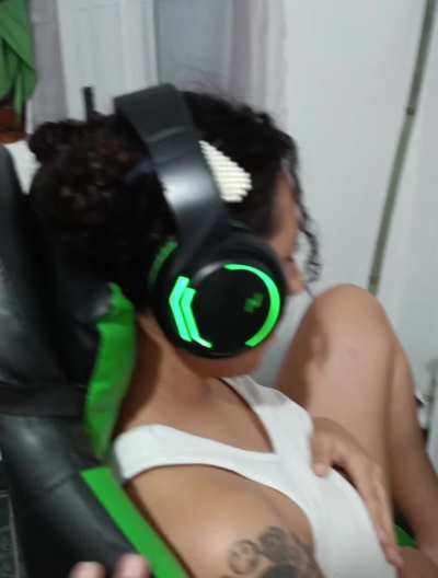 Girl in Gamer Chair gets caught watching porn bhadgyal