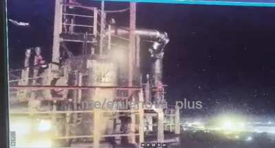 Large Ukrainian drone passes over an installation in Bashkiria