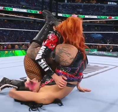 Becky Lynch and Rhea Ripley