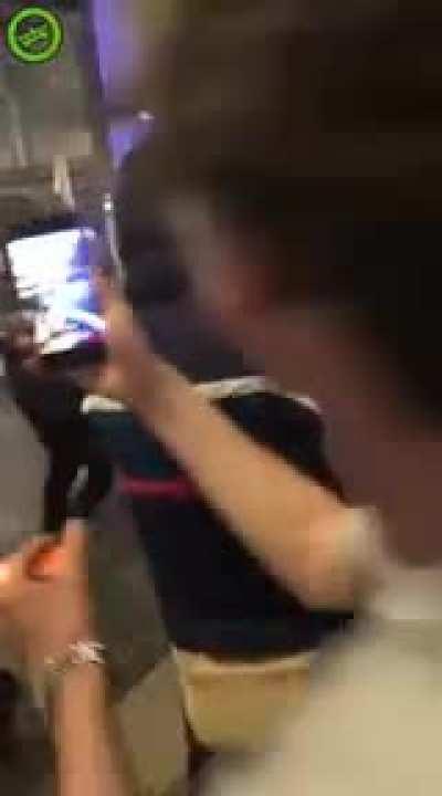 Woman hits police officer and feels the repercussions/concussions