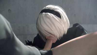 2B's Sexy Blowjob [Nier: Automata]