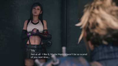 Cloud's vulnerability with Tifa