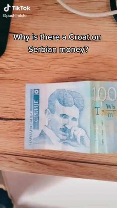 Why is tesla on dinar