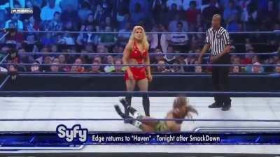 Beth demolishes AJ in a one-sided squash